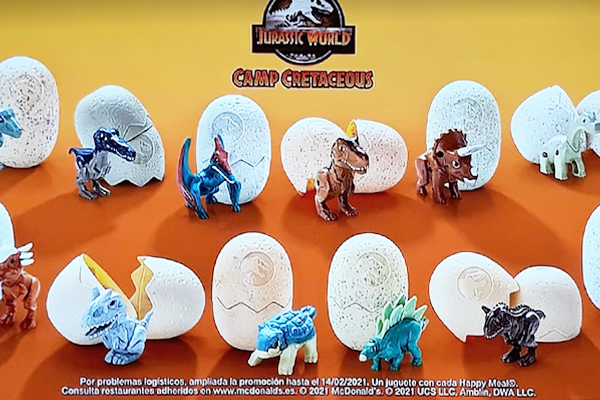 Colección de regalos en Happy meal